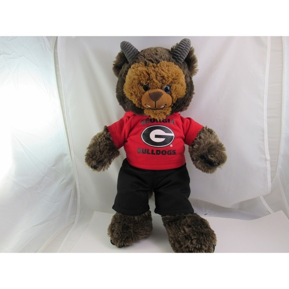 Build-A-Bear Disney Beauty & The Beast Beast Georgia Bulldogs Plush 17in - Picture 1 of 8